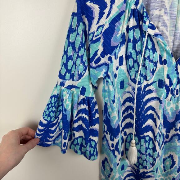 Lilly Pulitzer Womens Del Lago Tunic in Multi Salt in the Air Sz XS Preppy Beach - Picture 4 of 12